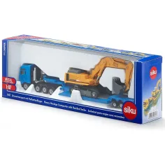 SIKU MAN težki transporter z Liebherr bagrom 1/87 slika 5