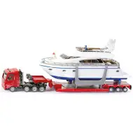 SIKU MAN tovornjak s prikolico in jahto 1/87