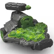 Schleich: Eldrador kamnito bojno vozilo s kamnitim pošastjo in izstreljevalcem (42665)