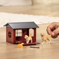Schleich Farm World – Pasja hišica z igračami z zlati prinašalci (42722) slika 3