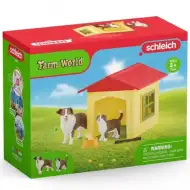 Schleich: Farm World - Prijazna pasja hiša komplet (42573)