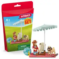 Schleich: Hannah in njen izlet z mopsom k jezeru igralni set (42751)