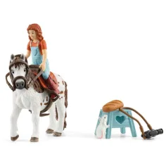 Schleich: Horse Club - Igralni set Mia in Spotty s figuro konja (42518) slika 2