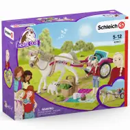 Schleich: Horse Club - Kočija za konjeniško predstavo s piknikom igralni set (42467)