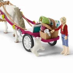 Schleich: Horse Club - Kočija za konjeniško predstavo s piknikom igralni set (42467) slika 3