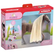 Schleich Horse Club: Sofias Beauties - Leo in Rocky konj z razčesljivo grivo začetni komplet (42586)