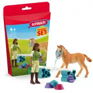 Schleich: Sarah komplet za treniranje konj s Tennessee Walker žrebičkom (42756)