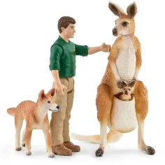 Schleich: Wild Life - Kenguru avantura figura set (42550) slika 3