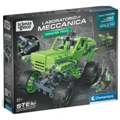 Science & Play: Mehanična delavnica - komplet za sestavljanje monster trucka - Clementoni
