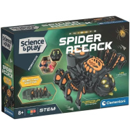 Science &amp; Play: Napadalni robotski pajek - komplet za igro - Clementoni