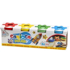 Set modelirne mase Doughy v lončkih 4 x 110 g - Carioca