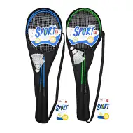 Set za badminton z 2 perjanicama v torbici, na voljo v dveh različicah, 67cm