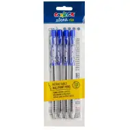 Sfera 4-delni komplet kemičnih svinčnikov modre barve - Carioca