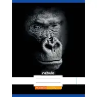 Šivana gladka beležka z goriljim vzorcem 80-32 A/4