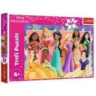 Skupinska slika Disney princesk, 160-delni puzzle - Trefl