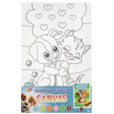Slikanje po številkah: Živalsko platno 30x19 cm