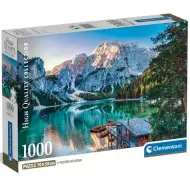 Smaragdno jezero Braies s 1000-delno HQC sestavljanko - Clementoni