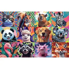 Smešne živalske portrete, 300-delni puzzle - Trefl slika 2