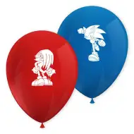 Sonic ježek lateks balon 8-delni set