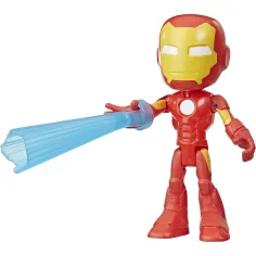 Spider-Man: Pajek in njegovi neverjetni prijatelji, figura Iron Mana z dodatki, 10 cm - Hasbro slika 2