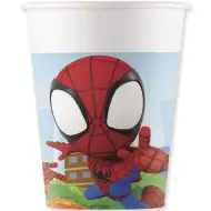 Spidey 8-delni komplet papirnatih kozarcev 200ml