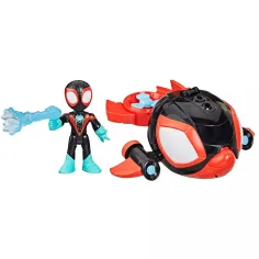 Spidey in njegovi čudoviti prijatelji: figure Waterwebs in vozila, ki spreminjajo barvo - Spin Dolphin - Hasbro slika 2