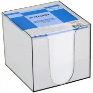 Spirit: Bel beležke v prozorni škatli, 900 listov, 9x9x9 cm