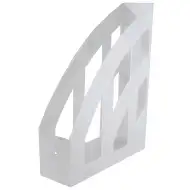 Spirit: Bela prozorna stojala za dokumente 7,5x31,5x24,5 cm