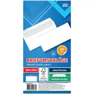 Spirit: Beli kuvert LA/4 11x23cm, paket 25 kosov