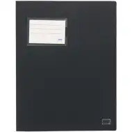 Spirit: Črna mapa z držalom za kartice A4