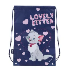 Spirit: Lovely Kitten telovadna vreča z motivom mučke, športna torba 33 x 47 cm