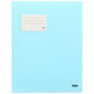 Spirit: Mapa z obročki in držalom za kartice v pastelno modri barvi A4