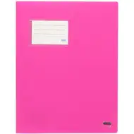 Spirit: Mapa z obročki in držalom za kartice v roza barvi A4