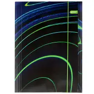 Spirit: Modre črte gumijasta mapa A/4