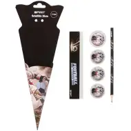 Spirit: Nogometni 6-delni komplet pisalnih potrebščin