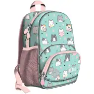 St.Right Charming Cats šolska torba z motivom mačk, nahrbtnik BP70 32x22x11,5cm