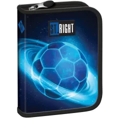 St.Right Cosmic Soccer zložljiva peresnica PC03 20,5 × 14 × 3,5 cm