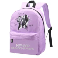 St.Right K-Pop Lovci na demone vijoličen šolski nahrbtnik