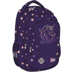 St.Right Unicorn Glow šolska torba, nahrbtnik BP26 39x27x17 cm