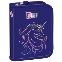 St.Right Unicorn Glow zložljiva peresnica PC03 20,5x14x3,5cm