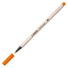 Stabilo: Pen 68 Brush čopičasti flomaster v živahno oranžni barvi
