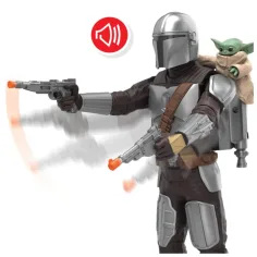 Star Wars: Mandalorijanec in Grogu komplet akcijskih figuric z zvokom - Hasbro slika 3