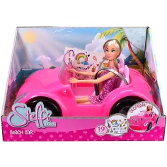 Steffi Love: Plažni avtomobil z lutko - Simba Toys