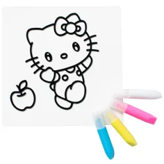 Sticker Art: Komplet barvnih nalepk Hello Kitty, različne vrste, 1 kos - Comansi slika 5
