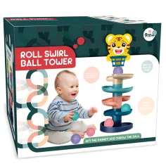 Stolp z žogicami: Vesela živalska kroglična steza v različnih izvedbah 68x22cm 1kos slika 3