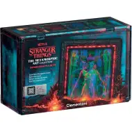 Stranger Things: Lov na Demogorgona, 520-delni puzzle z okvirjem in RGB LED osvetlitvijo - Clementoni