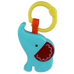 Sun Baby: Vesel slon brez BPA modra otroška ropotulja slika 2
