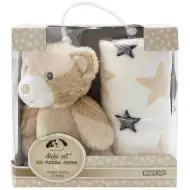 SweetDreams: Odeja in plišasti medved v rjavi barvi