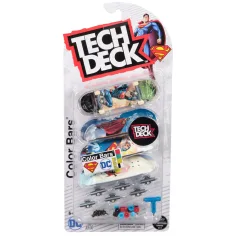 Tech Deck: Superman, 4-delni komplet prstnih desk - Spin Master