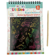 The Littlies: Kreativna knjižica za ustvarjanje praskanih risb